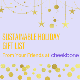 sustainable holiday gift list from your friends at cheekbone